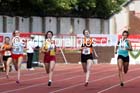 Senior girls 400 metres, 2015 English Schools, Gateshead. Photo: David T. Hewitson/Sports for All Pics
